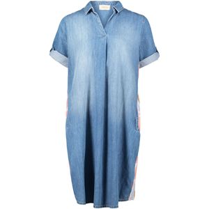 Cartoon - Cocktailjurk - Camel - Blauw - Rosa