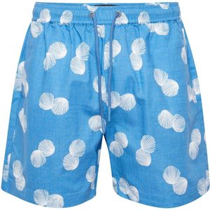 BLEND Chino 'Woven'  azuur / wit