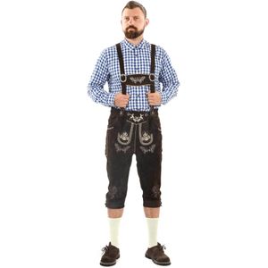 Alessandro Salvarini Klederdracht broek  crème / donkerbruin