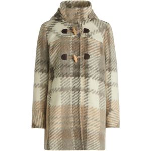 Amber & June - Houtje-touwtjejas - Dames - Materiaalmix met Scheerwol