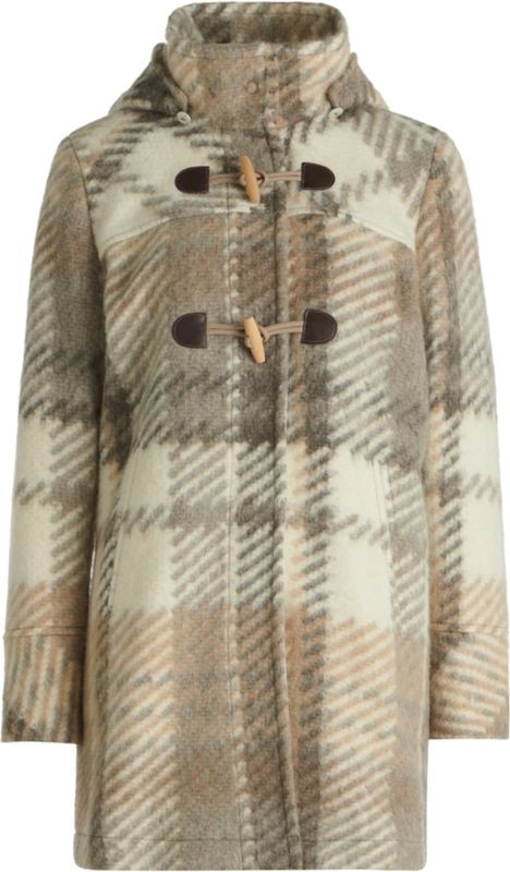 Amber & June - Houtje-touwtjejas - Dames - Materiaalmix met Scheerwol