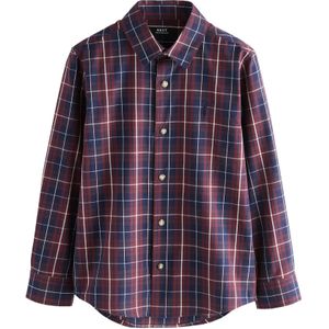 Next Overhemd  navy / lila / wit