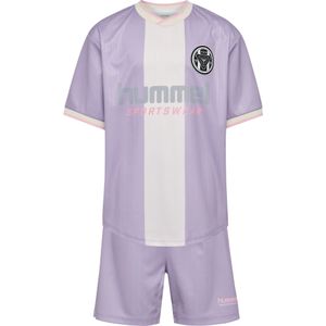 Hummel - Trainingspak - Donkergrijs - Lichtroze - Lavendel - Wit Gemêleerd