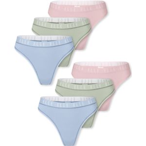 ELLE String ' Thong - ELLE LOGO '  gemengde kleuren