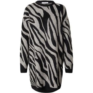 ABOUT YOU Jurk 'Paola'  grijs / zwart