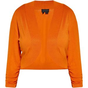 NAEMI Gebreid vest  oranje