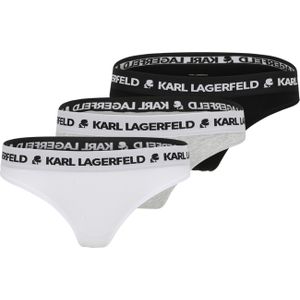 Karl Lagerfeld String  grijs / zwart / wit