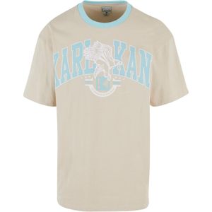 Karl Kani Shirt  sand / lichtblauw / wit