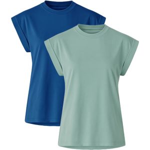 C&City Shirt  navy / lichtgroen