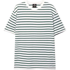 Pull&Bear Shirt  groen / wit
