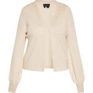 NAEMI Gebreid vest  ecru