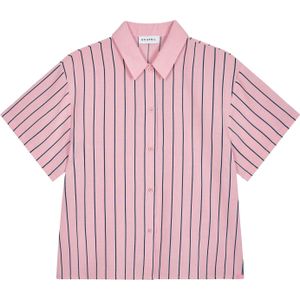 OH APRIL Blouse 'Mira'  stone grey / rosa