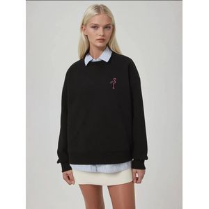 Hiccup Sweatshirt  lichtroze / zwart