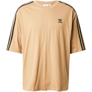 ADIDAS ORIGINALS Shirt 'Adicolor'  cappuccino / zwart