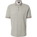 ARMANI EXCHANGE Shirt  crème / donkerbeige / zwart