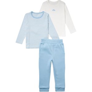 Stellou & Friends Set  lichtblauw / wit