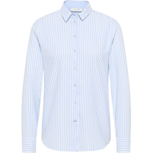 Blouse - Lichtblauw - 70% Katoen 30% Lyocell - Easy Iron