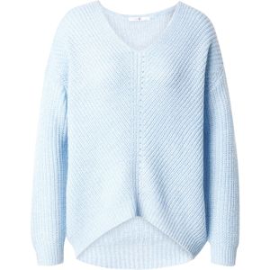 Gebreide Trui - Pearl Blue Marl - V-hals - Lange Mouwen