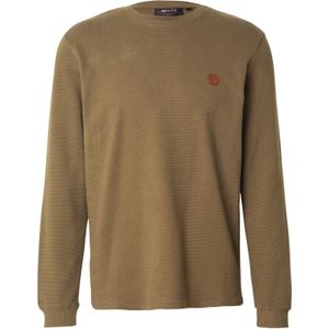 Indicode - Sweatshirt - Dark Olive - 100% Katoen - Regular Fit