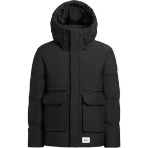 khujo Winterjas 'Dave'  zwart / wit