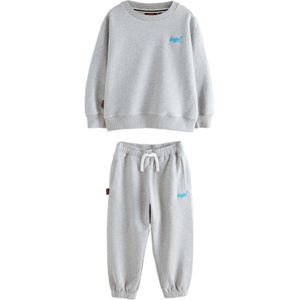 Superdry Set  grijs gemêleerd