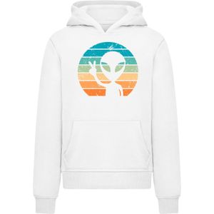 F4NT4STIC Sweatshirt 'Alien Piece Sonnenuntergang'  camel / blauw / azuur / abrikoos / wit