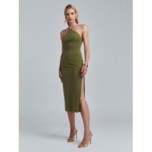 BWLDR Cocktailjurk 'Garnia'  groen