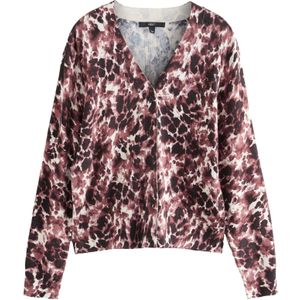 Next Gebreid vest  rood / wit