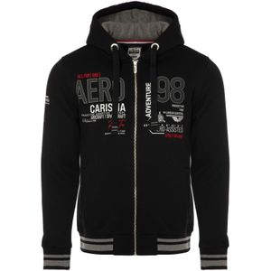 CARISMA Sweatvest  zwart / wit