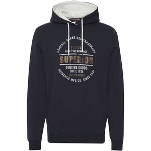 FQ1924 Sweatshirt 'THORIN'  navy / goudgeel / wit