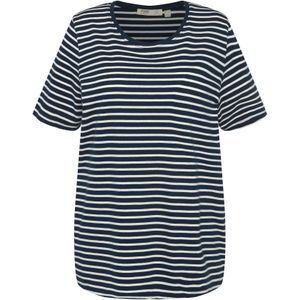 Ulla Popken Slaapshirt  marine / wit