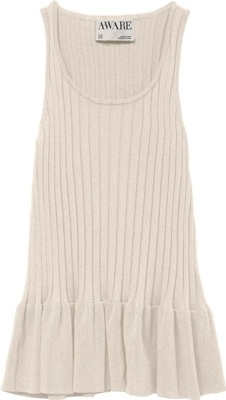 Top - Mouwloos - O-hals - Tight Fit