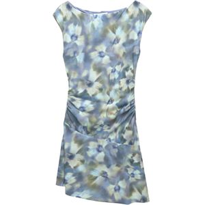 Pull&Bear Jurk  opaal / lichtblauw / olijfgroen / pastelgroen