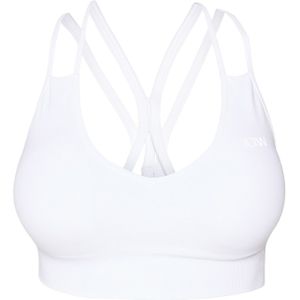 ICANIWILL Sport bh 'Define'  lichtgrijs / wit