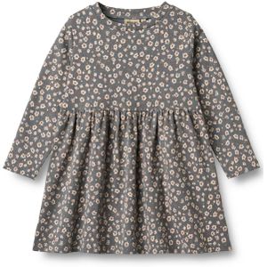 WHEAT - Sessa - Jurk - Bruin - Bloemenprint - Knielengte - Losse Pasvorm