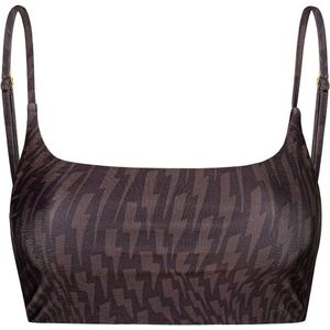 EKCENTRIK Sporttop 'Choco Brown'  donkerbruin