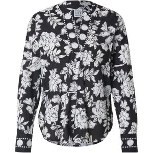 Emily Van Den Bergh Blouse  zwart / wit