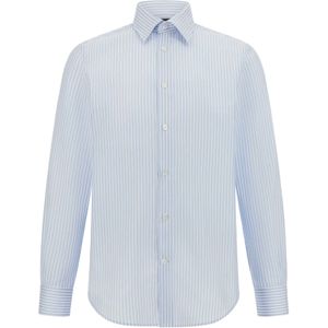 Boggi Milano Overhemd  lichtblauw / wit