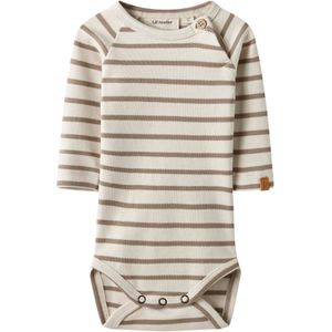 Lil'Atelier Rompertje/body  beige / bruin
