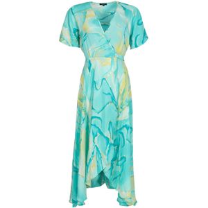South Beach Zomerjurk  turquoise / lichtgroen / wit