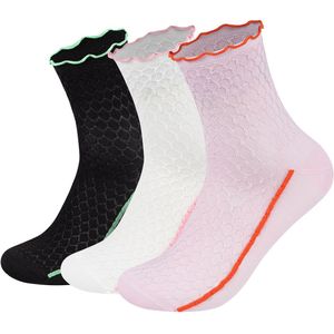 Happy Socks Sokken  lichtroze / zwart / wit