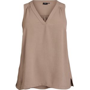 Zizzi Top 'Mfikka'  lichtbruin