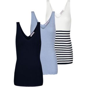 Felix Hardy - Tricot - Navy - Dames Tops - 3 Pack - XL