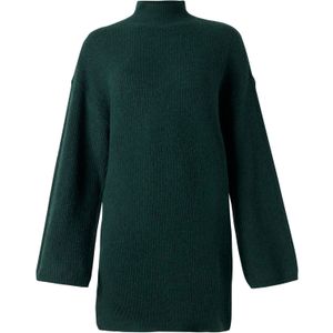 Noisy may Gebreide jurk 'NMBALANCE'  donkergroen