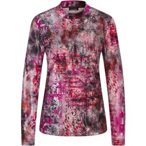 Goldner Shirt  grijs / bessen / pink / zwart