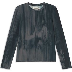 Thinking MU Shirt 'Brisa'  marine / smoky blue / cyaan blauw