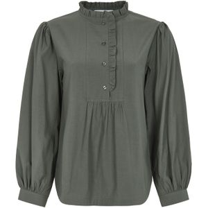 Soft Rebels Shirt 'SRTiffany'  donkergroen