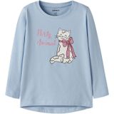 Print Top - Lange Mouwen - Glitterprint - Regular Fit