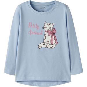 Print Top - Lange Mouwen - Glitterprint - Regular Fit