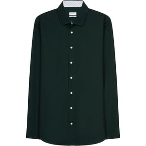 Overhemden - Donkergroen - X-Slim - Lange Mouwen - Kentkraag - Skinny Fit